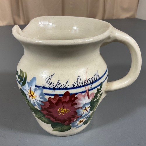 Yesteryears Hand Turned 4.5" Vintage Floral Pitcher Prefect Strength Marshall TX - Picture 13 of 24