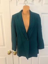 Vintage Miss Pendleton Womens Wool Single Button Blazer Size 4
