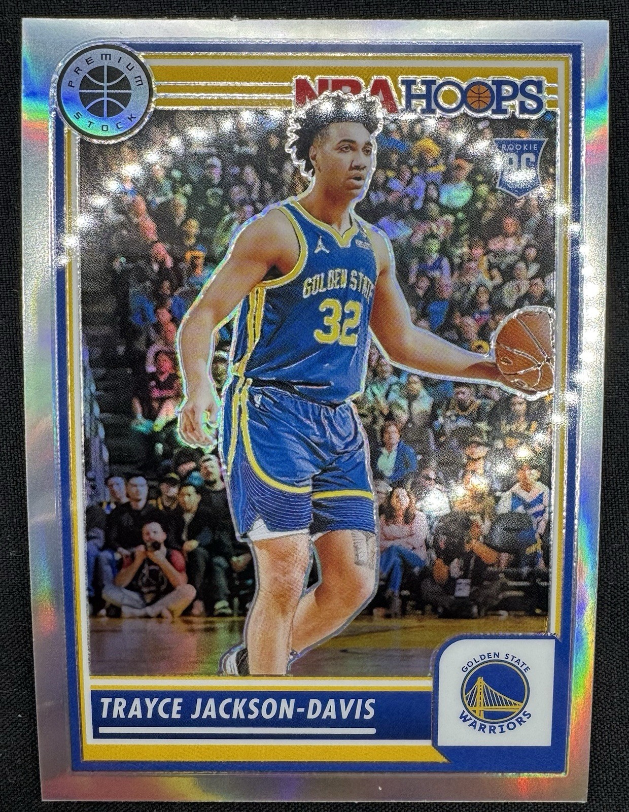 2023-24 Panini NBA Hoops Premium Stock- Trayce Jackson-Davis #68 Silver Prizm-RC