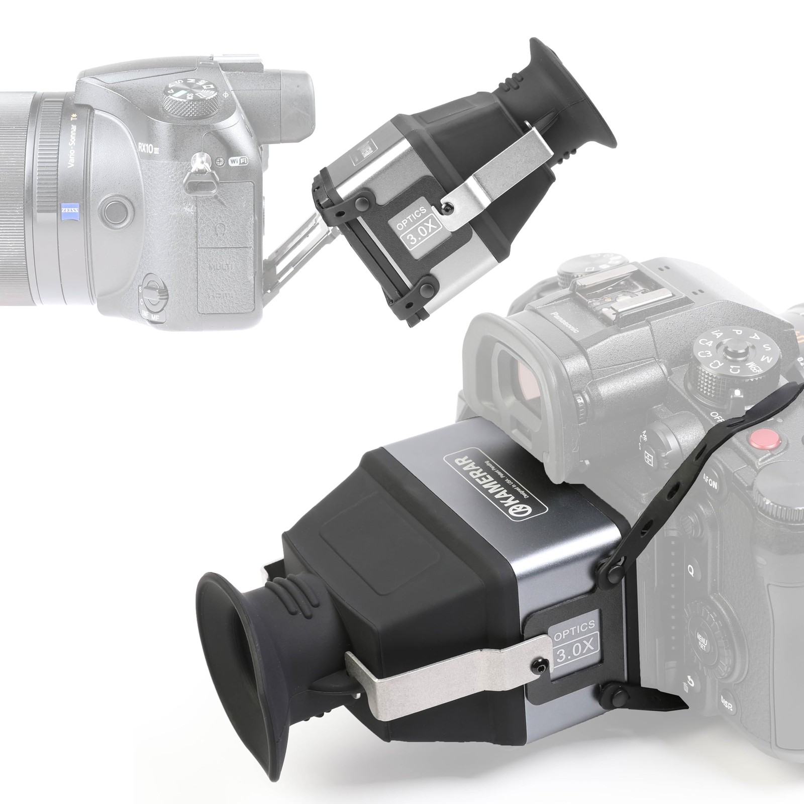 Kamerar CVF-2 LCD Viewfinder 3X Magnifier for 3.0" and 3.2" Screen for... 