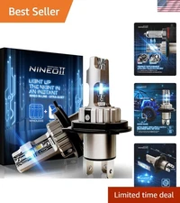 Super Bright H4 9003 Fog Light Bulbs - 6500K Cool White | Vehicle Specific Fit