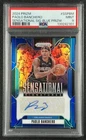 PAOLO BANCHERO PSA 9 2024-25 PANINI PRIZM #SS-PBM SENSATIONAL AUTO BLUE 30/49