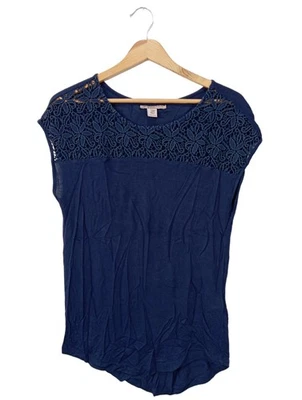 ANNA FIELD Shirt basique Dames Haut T EU 40 bleu foncé style décontracté - Photo 1/4
