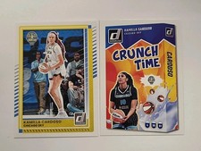 2025 Donruss WNBA 10 Kamilla Cardoso Crunch Time + Base - Sky