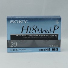 Sony Hi8 Metal-P P6-20HMP 20min Recordable Video Cassette Tape