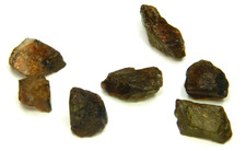 Andalusite Natural Rough Gems 12.30g 7 Pcs Lo...