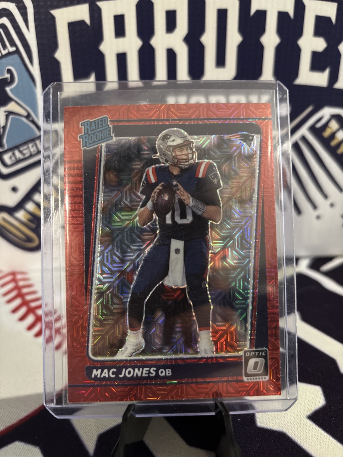 2021 Donruss Optic - Rated Rookie Red Mojo #206 Mac Jones (RC) 🔥 Patriots