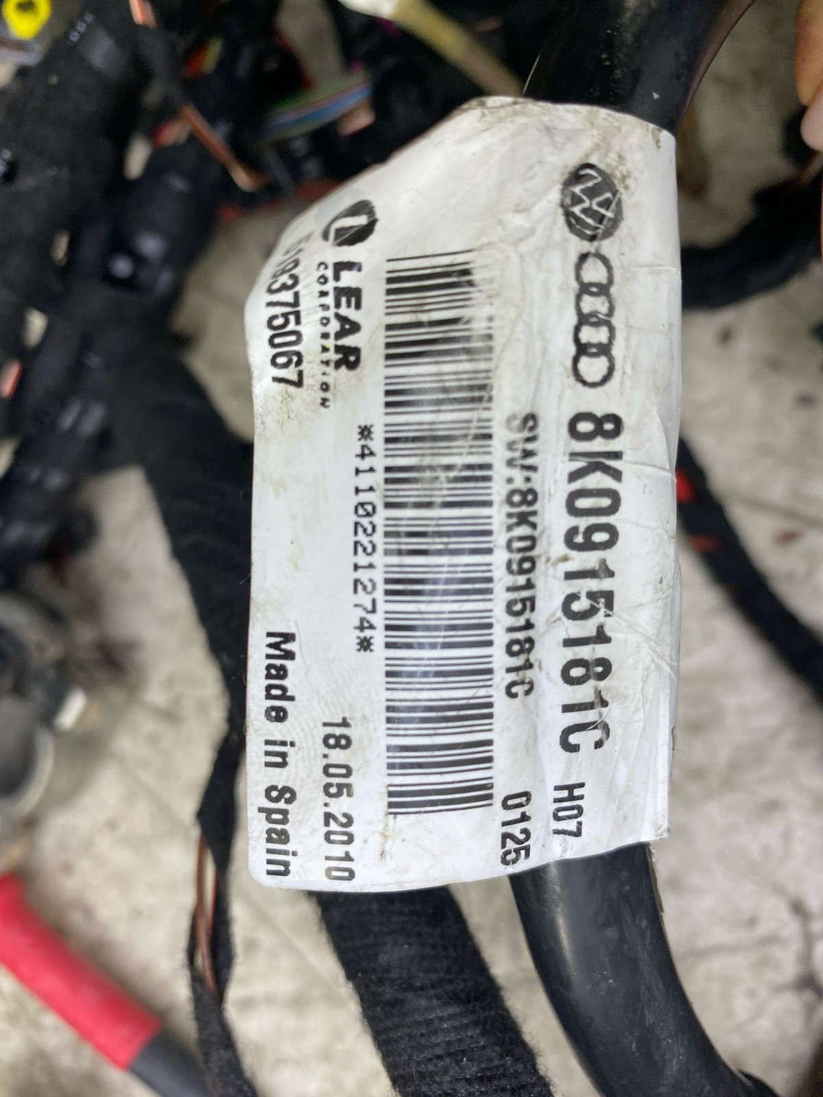 2010-2020 BENTLEY MULSANNE OEM MAIN BODY COMPLETE WIRE WIRING LOOM HARNESS CABLE