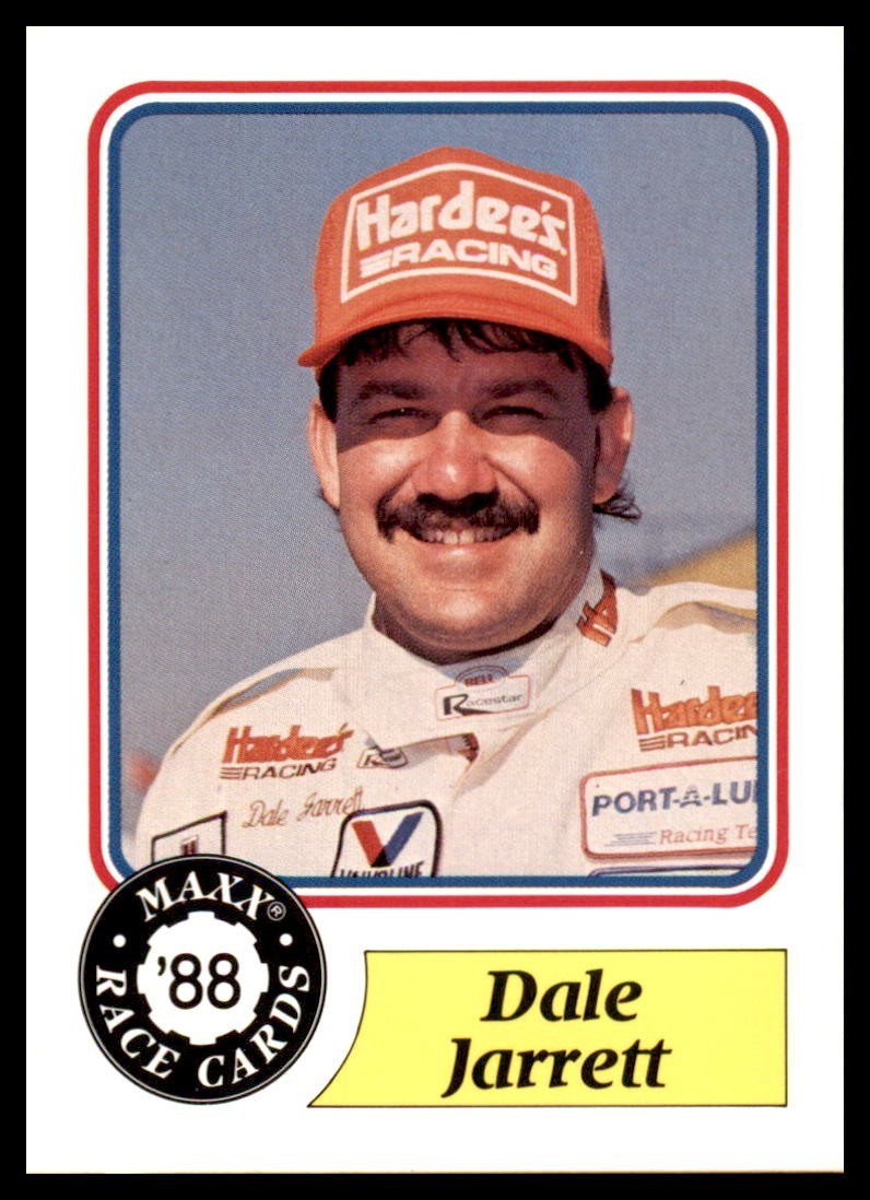1988 Maxx Dale Jarrett Rookie Card #61