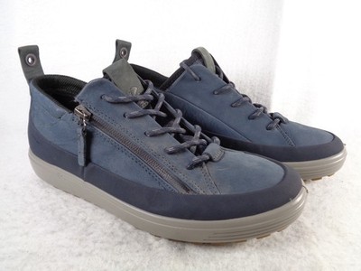 Ecco Soft 7 Tred Gore-Tex Waterproof Booties Womens US 9 - 9.5 Blue Leather