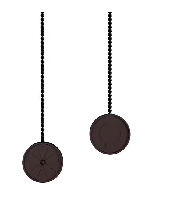 Hampton Bay Hugger 52 in. LED Indoor Brown Espresso Bronze Ceiling Fan Light Kit - Image 4 of 4