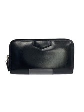 GIVENCHY Long Wallet Leather BLK Men's BB60kdb00d Used
