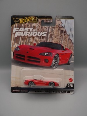Hot Wheels Premium Fast Furious 2003 Dodge Viper SRT10 Tokyo Drift Real Riders