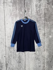 Vintage 70s - 80s Adidas Long Sleeve Football Jersey Made In West Germany Size S
