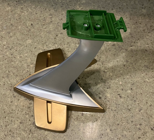 Vintage Star Trek Generations Klingon Bird-Of-Prey 1994 Playmate 6174 STAND ONLY - 第 3/5 張圖片