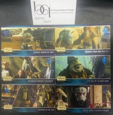 Star Wars Episode 1 Widescreen Trading Cards Expansion Subset Cards X6 ‘ALIENS’