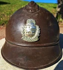 WWI M 1915 FRENCH EXPERIMENTAL HELMET TESTED IN URUGUAYAN ARMY 1928-1932