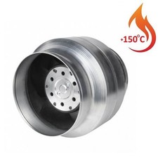 Ventilatore Assiale Aria Calda Alta Temperatura 150°C Ø100/120mm IPX4 Camino