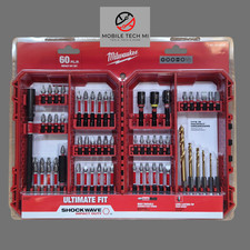Milwaukee Shockwave Impact Duty Alloy Steel Screw Driver Bit Set 60pc 48-32-4097 Milwaukee Shockwave Impact Duty Alloy Steel Screw Driver Bit Set 60pc 48-32-4097