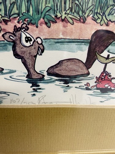 Fishing Hole Print by Robert Marble Signed Numbered 167/750 with COA - Picture 4 of 7