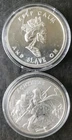 Two 1oz Silver Rounds in Capsules