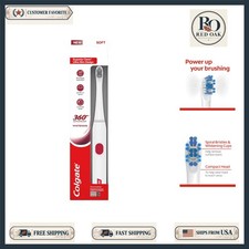 Colgate 360 Advanced Sonic Battery Toothbrush Soft Whitening Replaceable Head