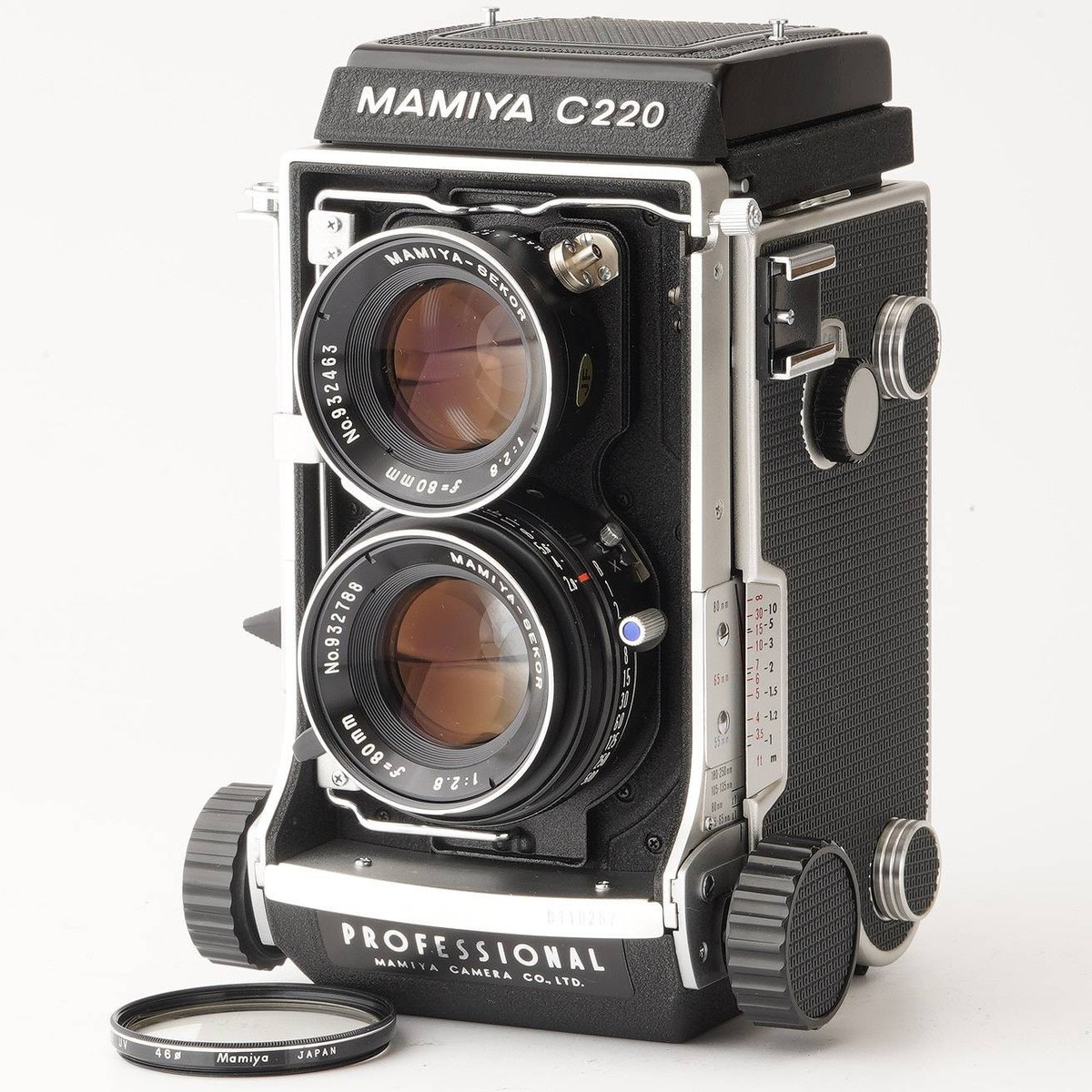 MAMIYA C220 MAMIYA-SEKOR 80mm f2.8 人気の二眼レフカメラ
