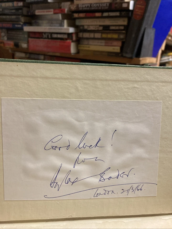 Signed By Douglas Bader RAF Reach For The Sky Paul Brickhill Hardback 1957 Good - Image 2 of 4
