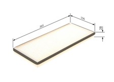 Filtre d'habitacle Mercedes 600
