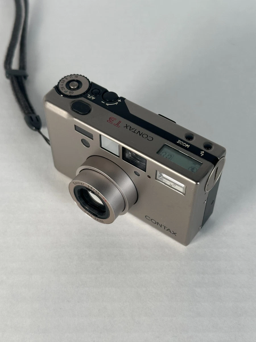 CONTAX T3 ジャンク Contax T3 silver titanium AF compact film camera (JUNK) | eBay