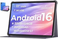Android 16 Tablet 11'', 32GB 128GB 1TB Expand,Octa-core CPU,8000mAh Battery