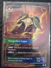 Forgefire Cape Foil Epic 190/221 Spiritforged Riftbound — live eBay listing