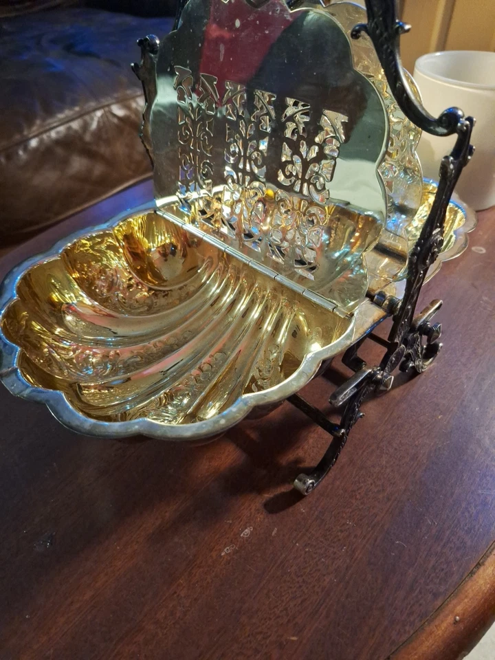 Antique Circa Late 1800's Silver Plated Victorian Bun Warmer / Biscuit Warmer - Image 4 of 4