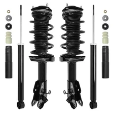 Front Complete Strut Assemblies & Rear Shocks for 2006-2011 Honda Civic Sedan