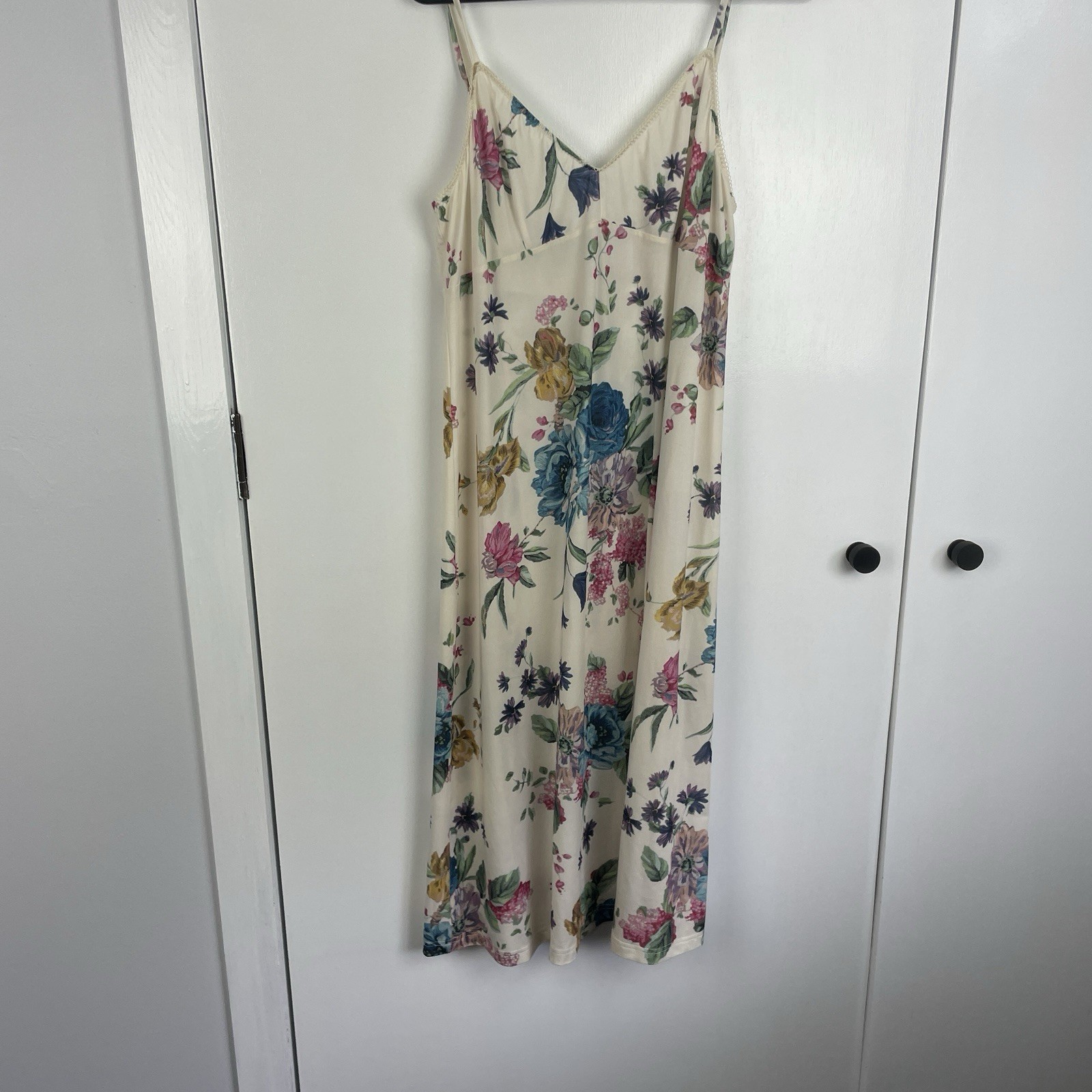 Zimmermann Ninety Six Linear Midi Dress Size 3 / 14 Au White Floral Ruffle
