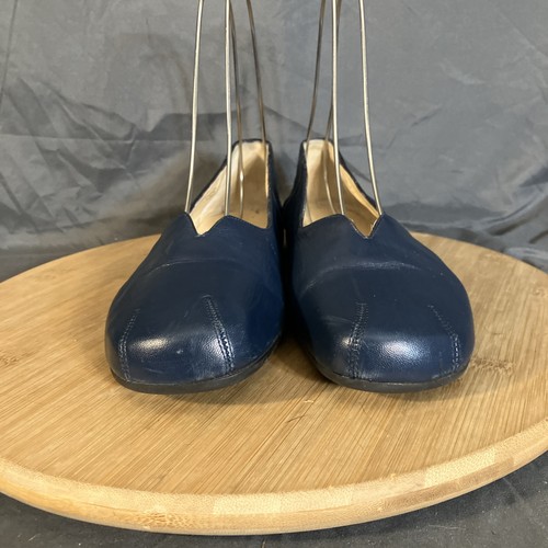 Bruno Magli Loafer Women’s 9/40 Blue Soft Leather Slip On Shoes Made in Italy - Bild 2 von 11