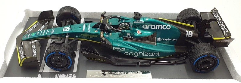 Minichamps 1/18 Scale 117 220118 Aston Martin F1 AMR22 Stroll Monaco 2022 - Image 3 of 4