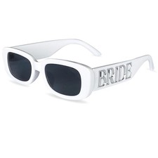 Bride Sunglasses Bachelorette Party Wedding UV400 Polarized White