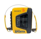 Vintage Sony Sports FM/AM Radio Cassette Walkman WM-AF59 w/ MDR-W15 Headphones