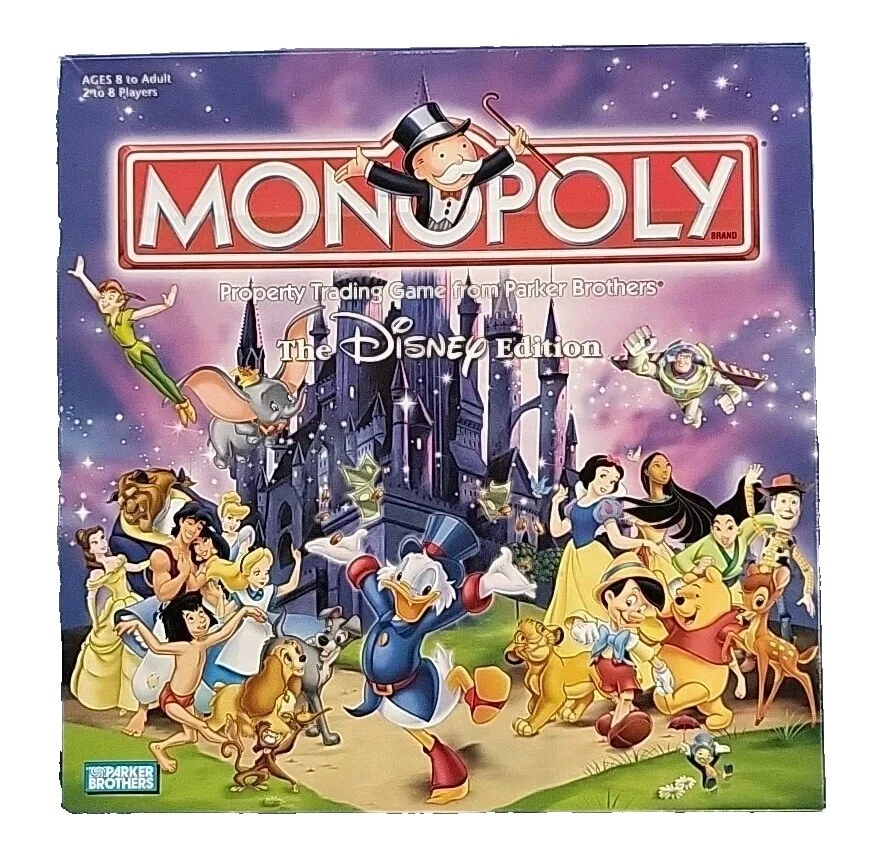 Disney 2001 Contemporary Manufacture Game Boards Games