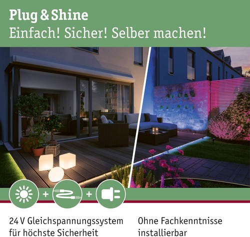 93997 Sistema Di Illuminazione Plug & Shine Faretti Da Giardino a LED Led 2.5W W - Foto 9 di 12