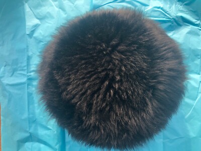 KARL DONOGHUE BLACK LAMBSKIN FUR PILLBOX HAT | eBay display picture 1