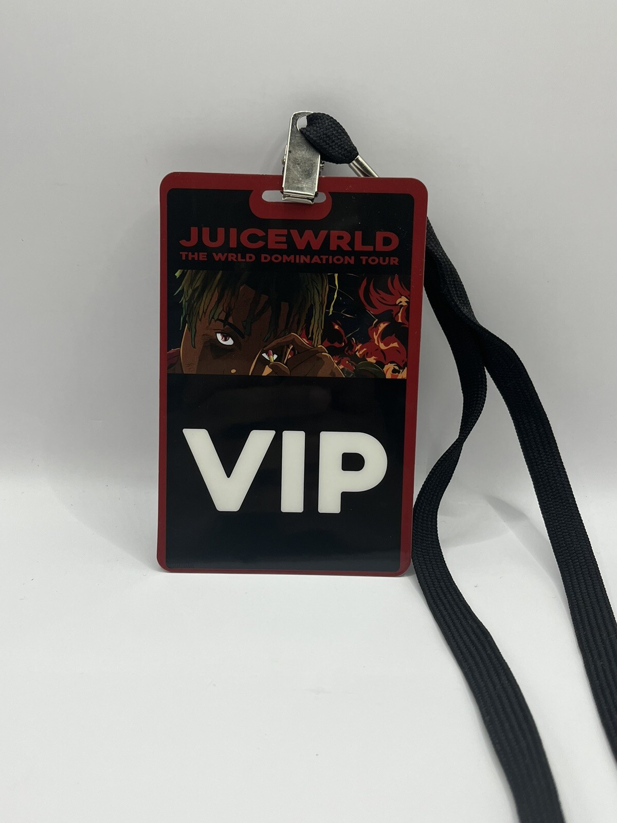 Juice Wrld The Wrld Domination Tour 2018 VIP Lanyard. Pictures Are Of