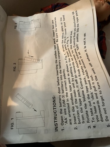Vintage unsnatchable Kids 1988 Safety Boy Doll Coloring Book Box ** See condition - Bild 18 von 19