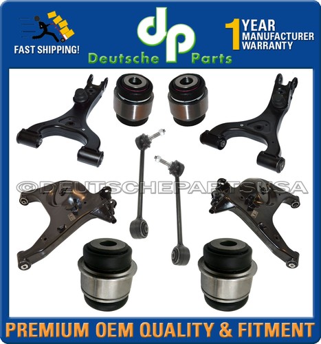 Range Rover Rear Control Arm Arms Knuckle Bushings Toe Link Stay ...