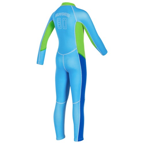Boys Full Cover Wetsuit Rash Guard Swimwear 2.5mm Neoprene Diving Snorkeling - Picture 7 of 23