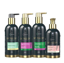 Kit Brscience Amazon Forest Progressive ,Shampo, Cond And Leavein 4x250mL