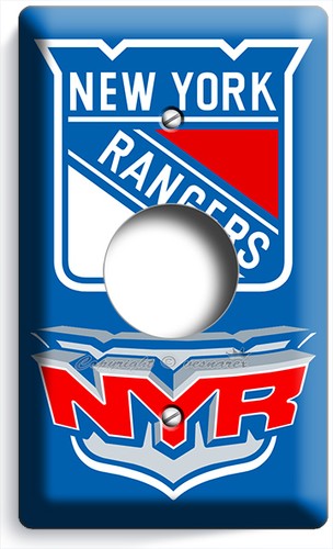 NYR NEW YORK RANGERS EQUIPO DE HOCKEY INTERRUPTOR DE LUZ PLACAS DE PARED HOMBRE CUEVA HD ARTE - Imagen 7 de 30