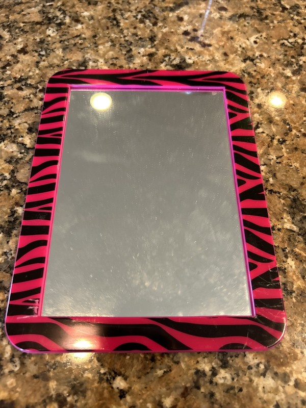 Mirror Rectangular Magnetic for Locker Hanging for School, Gym  7”x 5”