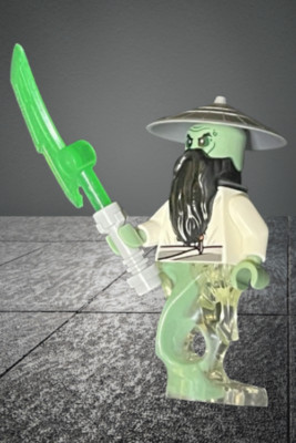Lego  Minifigur njo259, Ninjago Day of the Departed, Master Yang Ultra Stealth
